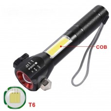 Фонарик  сob multi-function flashlight t6-38
